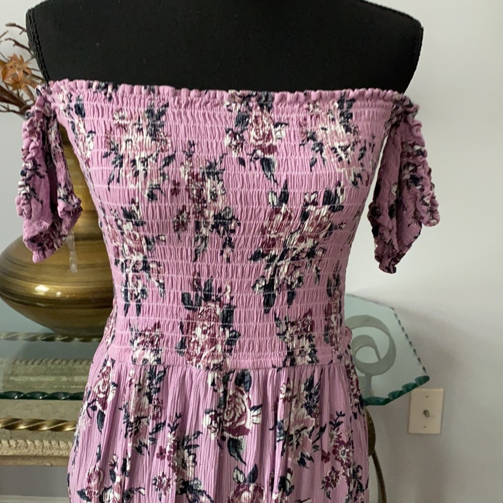 Purple floral Dress - Picture 5 of 12